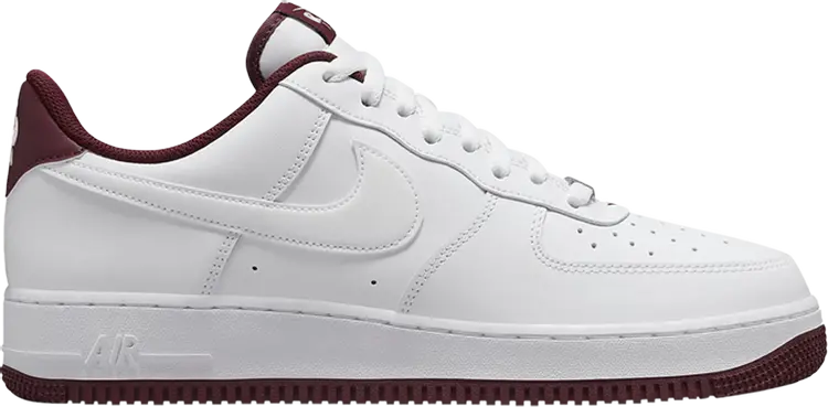 

Кроссовки Nike Air Force 1 '07 'White Dark Beetroot', белый