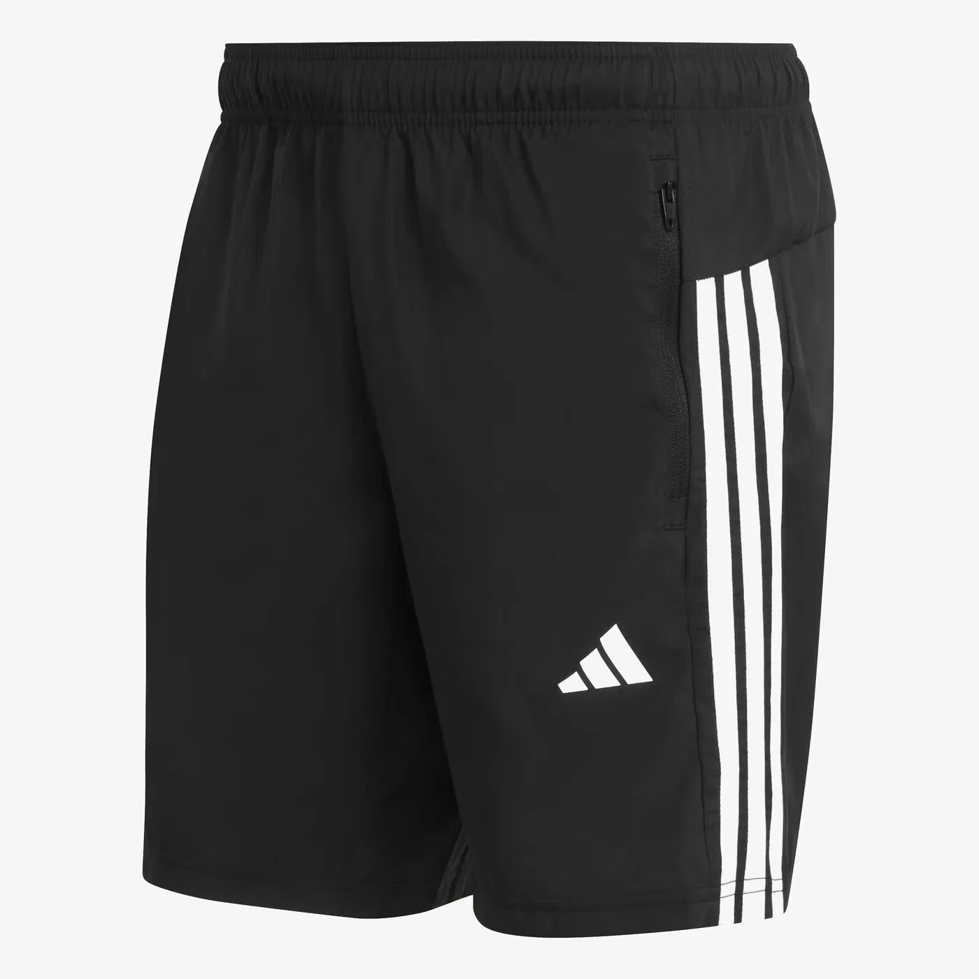 Шорты спортивные с полосками Workout Essentials Base 3-Stripes Adidas, черный