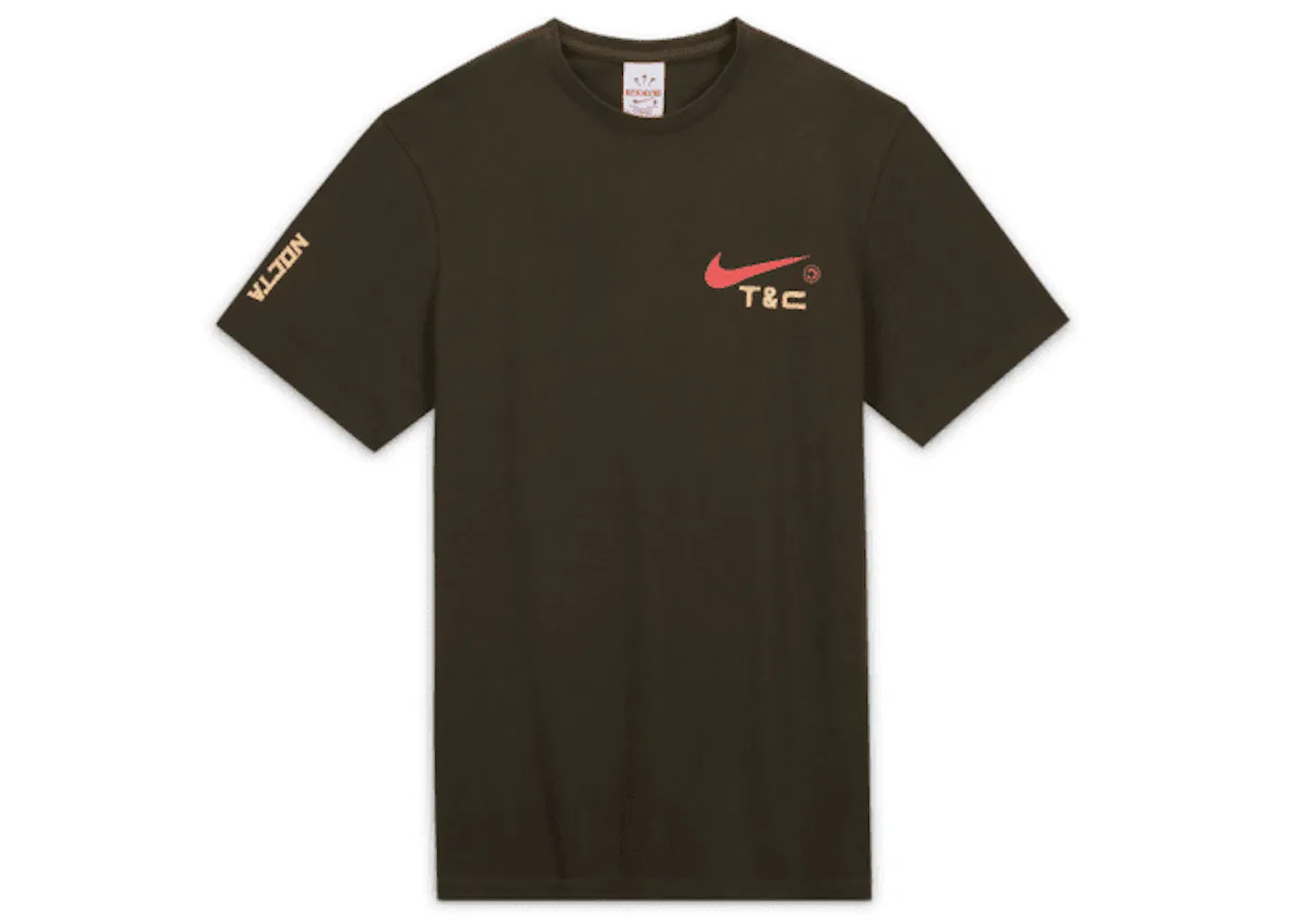 Мужская футболка с принтом Souvenir Cactus T-Shirt Nike, Dark Khaki (Asia Sizing) — фото 2