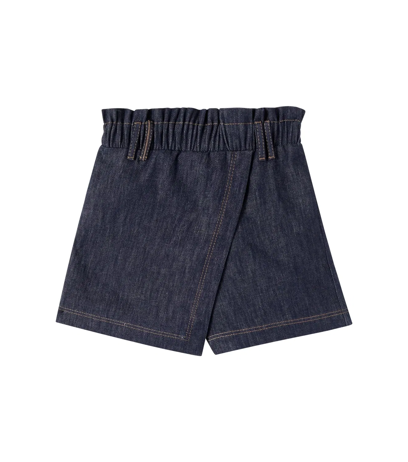 Шорты джинсовые Brunello Cucinelli Kids, синий