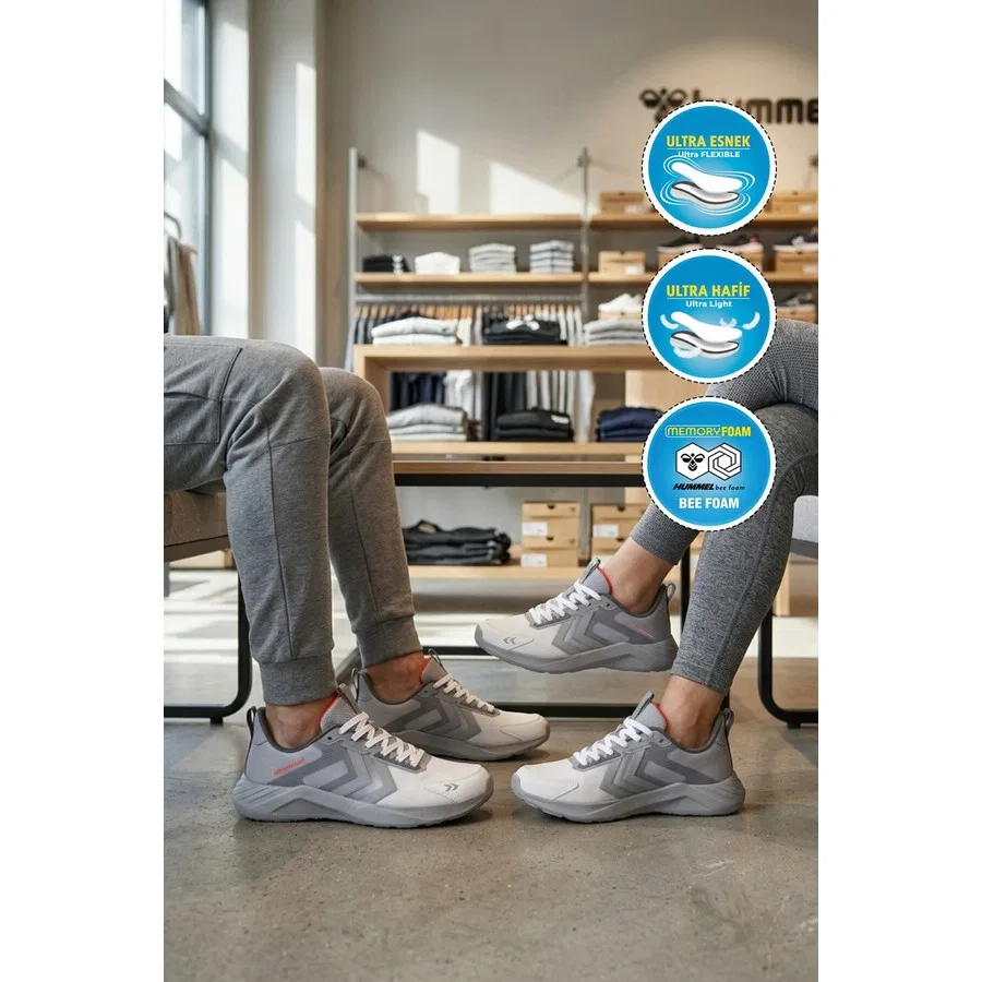 Кроссовки с дышащей сеткой Hummel Hml Solar Performance II, Серебристый — фото 2