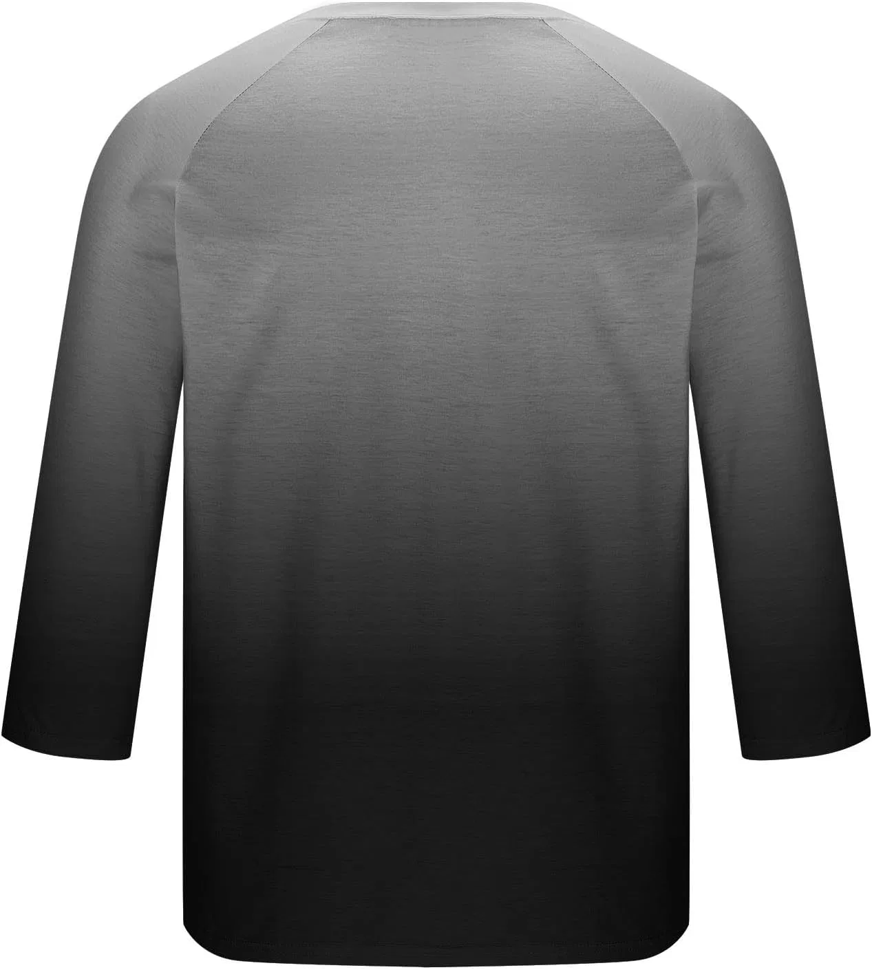 Мужская футболка с длинным рукавом и воротником-стойкой, Dark Gray — фото 3