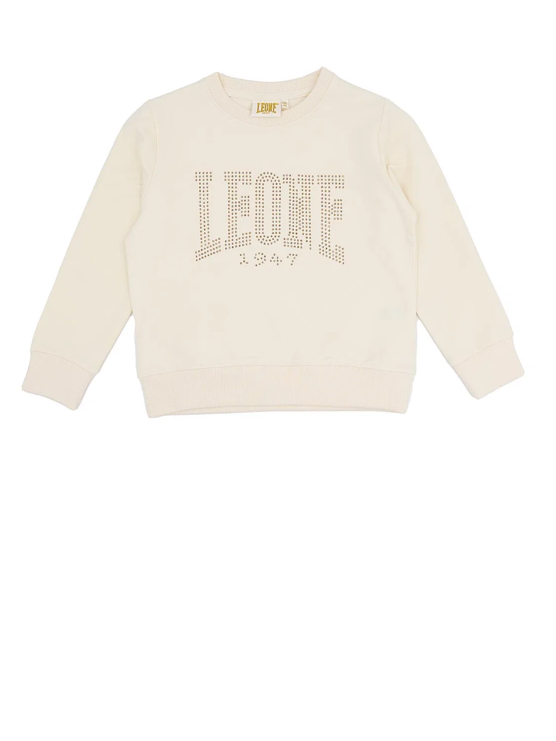 Детский свитшот для девочек с принтом Leone 1947 Apparel, Weiss