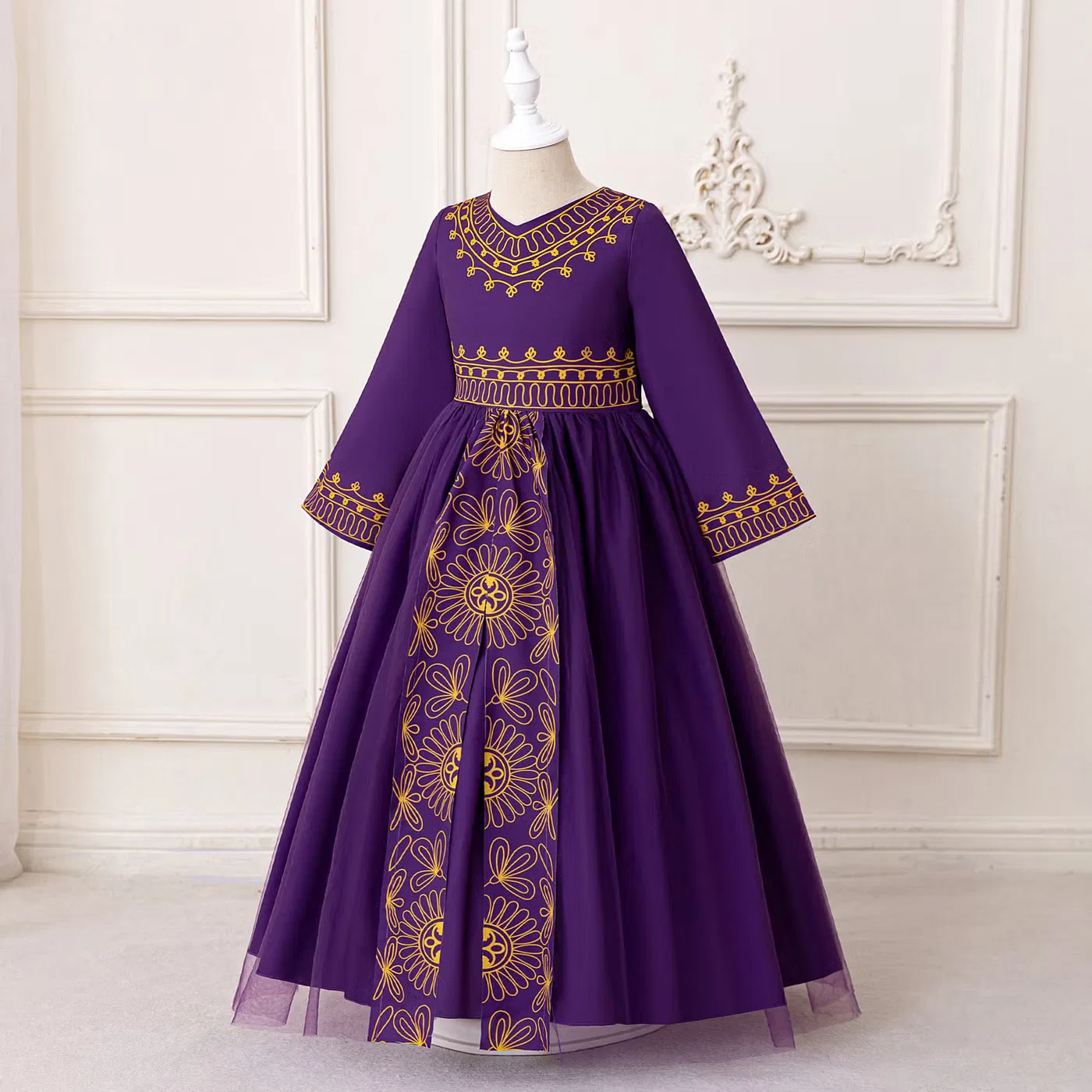 Платье с принтом Middle East Muslim Dress Loquat — фото 3