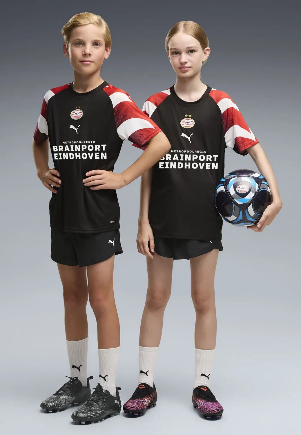 Psv eindhoven aufwärmtrikot унисекс - клубная одежда Puma, Black-For All Time Red