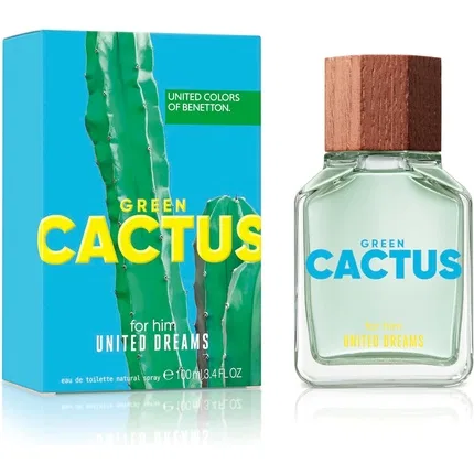 Мужская туалетная вода с древесно-ароматическими нотами Cactus from United Dreams United Colors Of Benetton, 100 мл