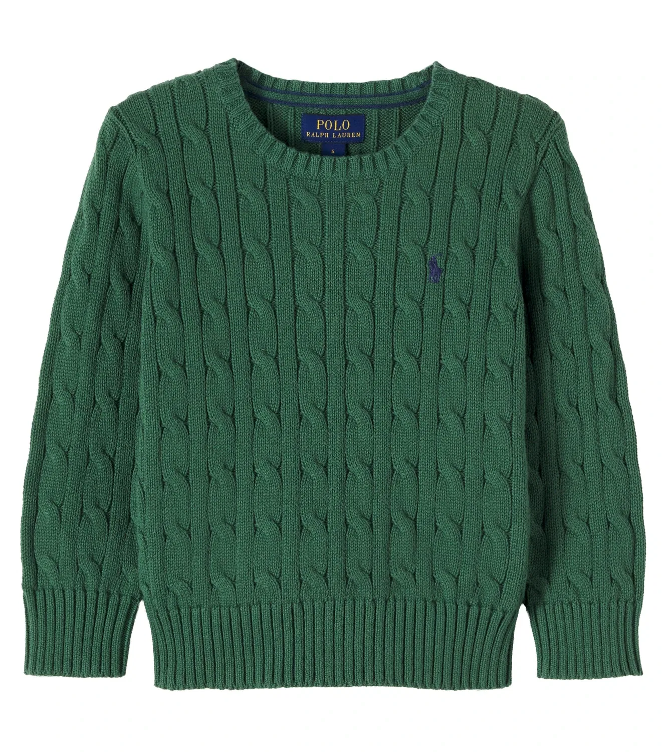 Свитер хлопковый Polo Ralph Lauren Kids, Verano Green, зеленый