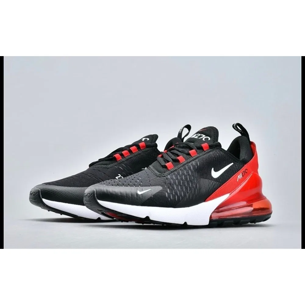 Детские кроссовки Air Max 270, Black White Red Nike — фото 3