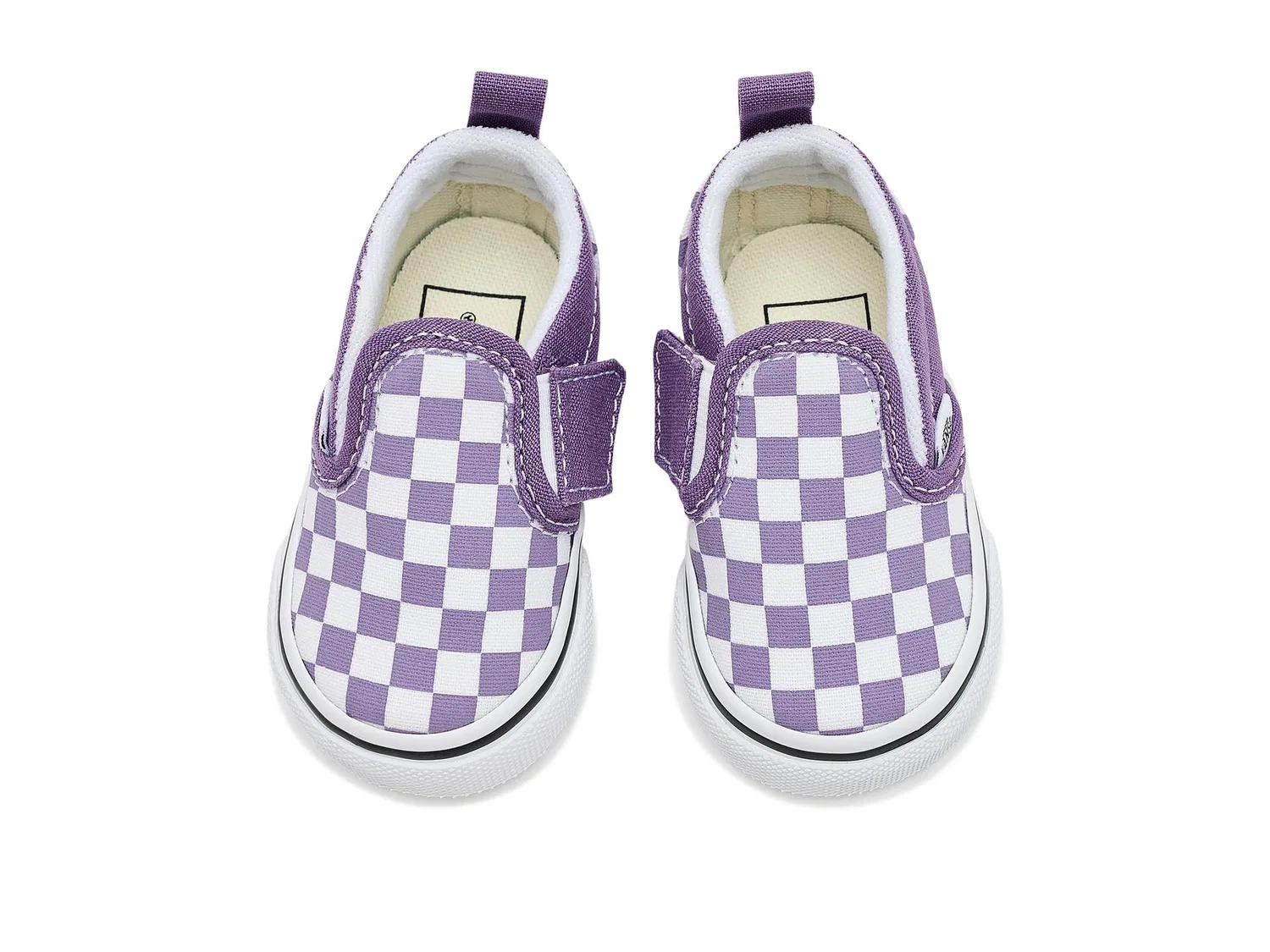 Кроссовки Slip-On V (для младенцев и малышей) Vans Kids, Color Theory Prism Purple — фото 3