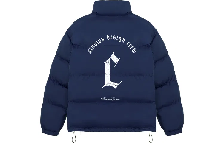 Детский пуховик с капюшоном CLIMAX VISION, Navy Blue