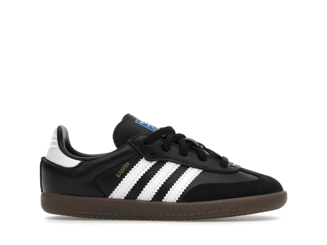 Детские кроссовки классические Samba OG Adidas, Core Black Cloud White Gum