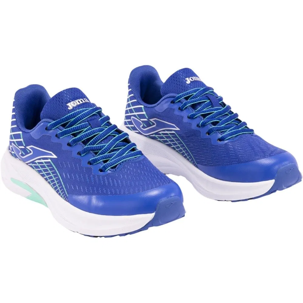 Детские кроссовки для бега с сетчатым верхом Super Cross Jr 2404 Joma, Blu — фото 2