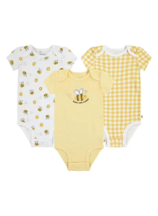 Боди-комбинезон комплект из 3 предметов Huggies, золотистый