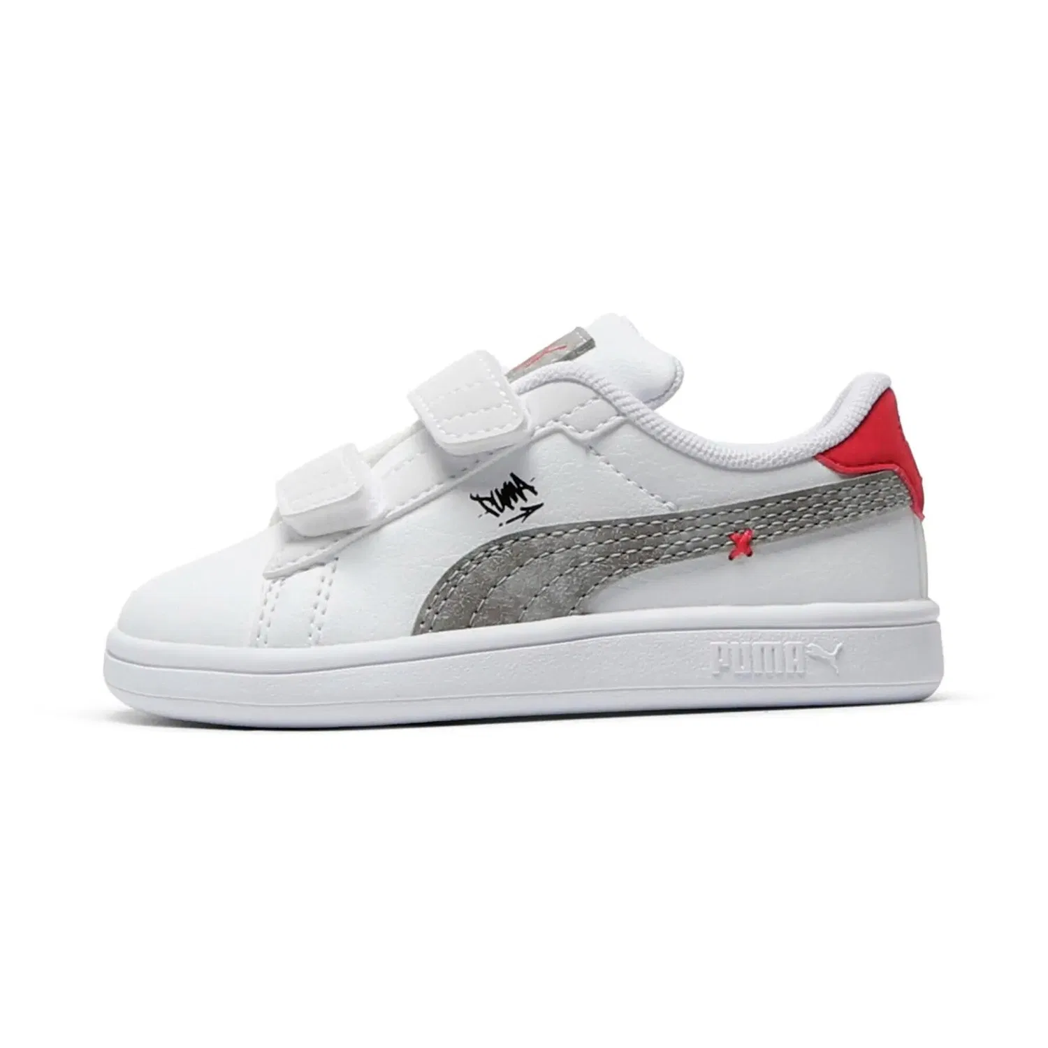 Детские кроссовки Puma Smash 3.0 MID 90s V, Weiss