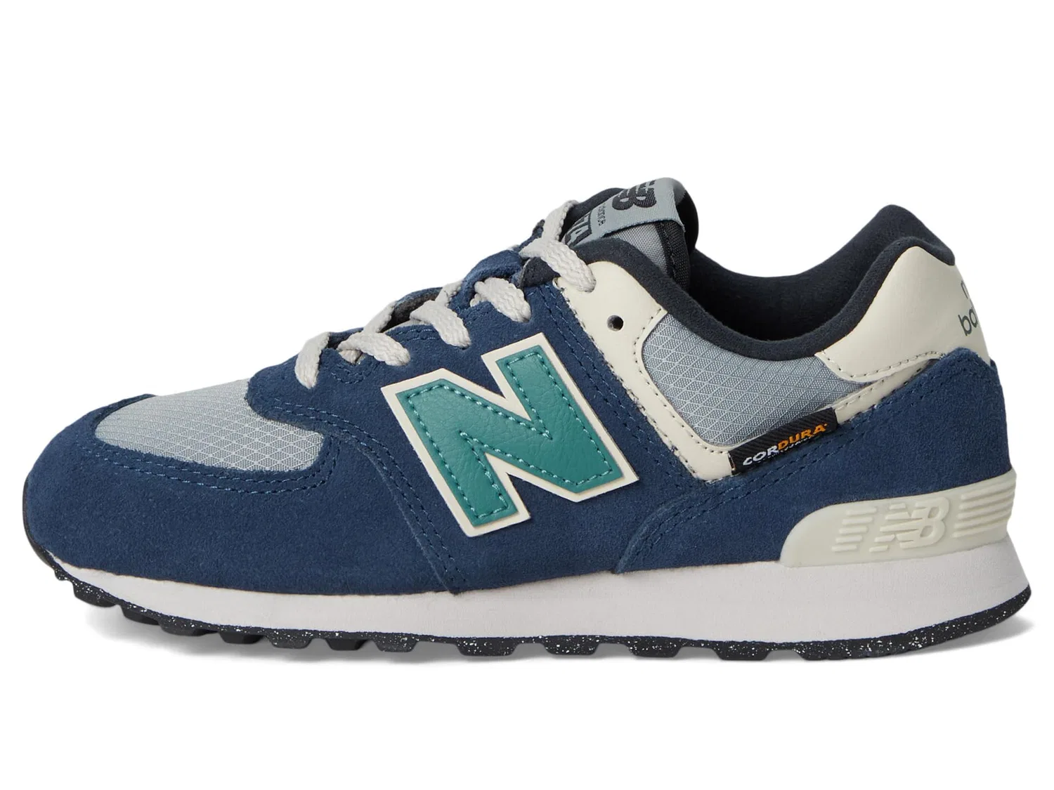 Детские кроссовки для мальчиков 574 V1 Season Lace Up New Balance, Nb Navy Slate Grey — фото 4