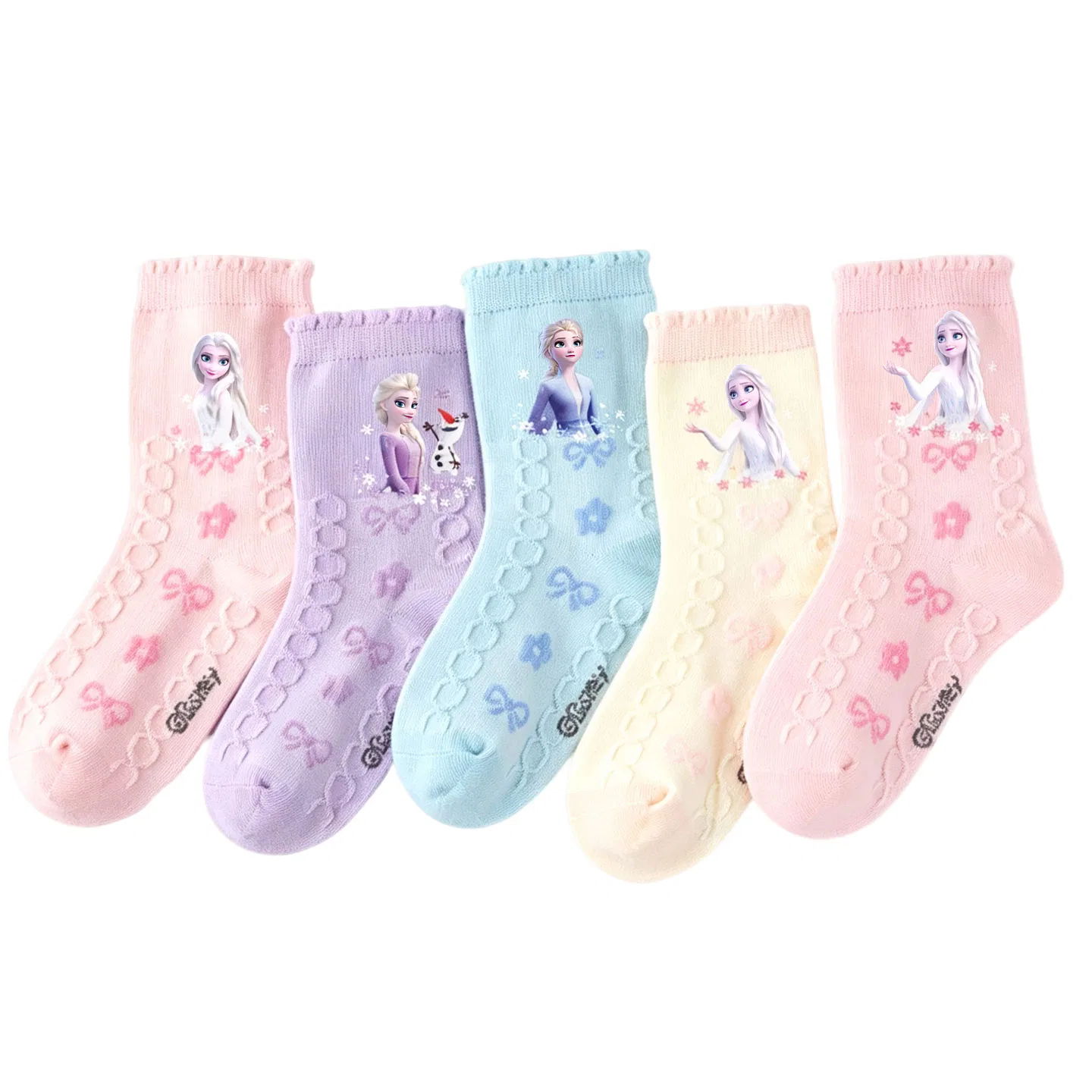 Детские носки с принтом Elsa Princess Mixed-Color 33186 Disney, Mixed-Color
