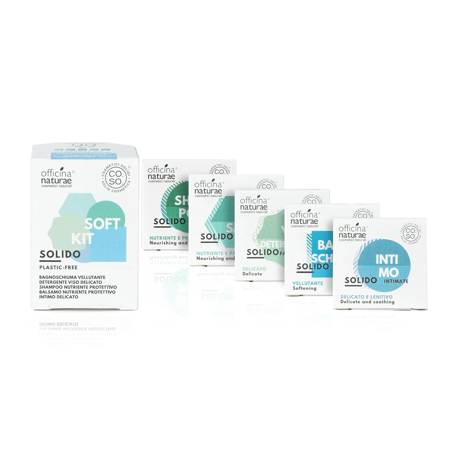 Набор твердой косметики Soft, Officina Naturae, 5 предметов по 15 г