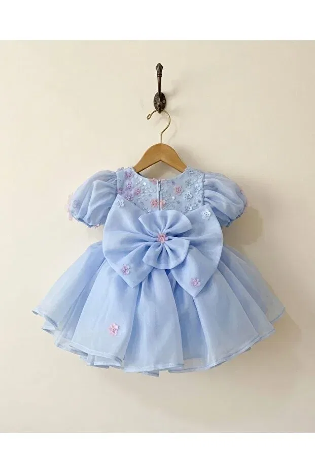 Детское платье с цветочным принтом Ellysa Hobi, Blue