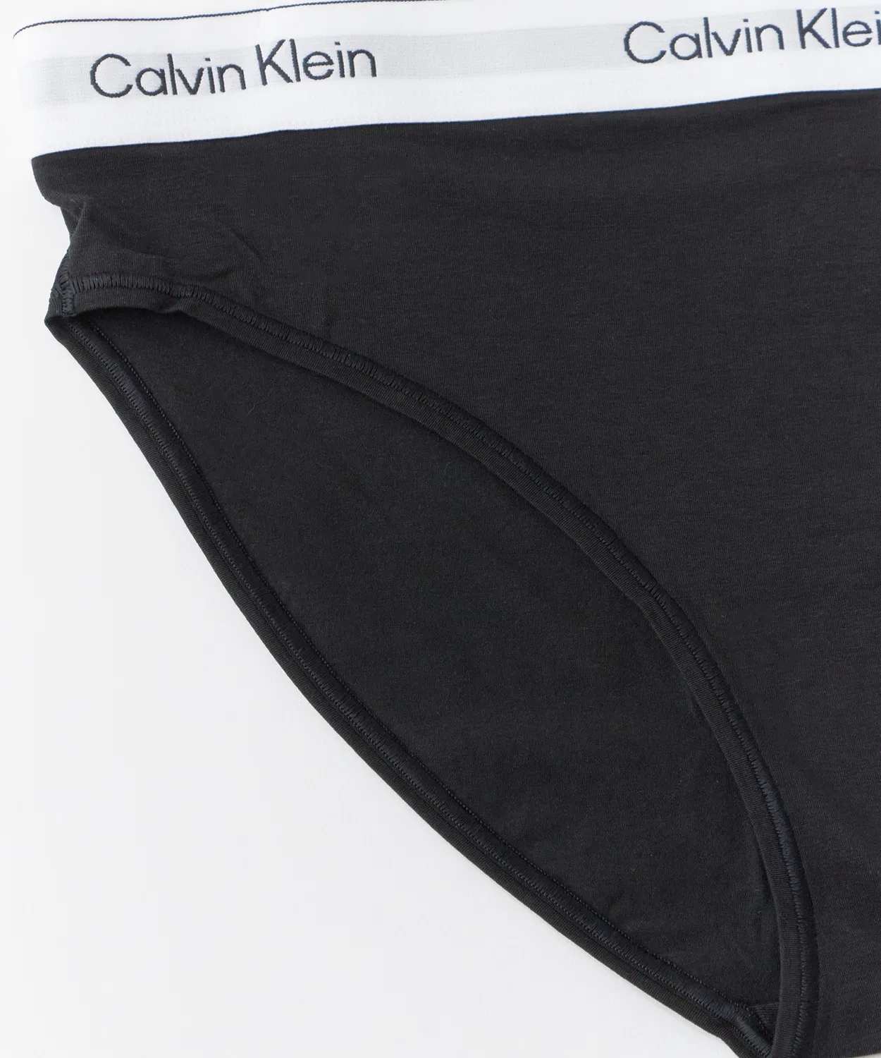 Женские хлопковые трусы-бикини с высокой посадкой Icon Cotton Modal Calvin Klein, Black — фото 3
