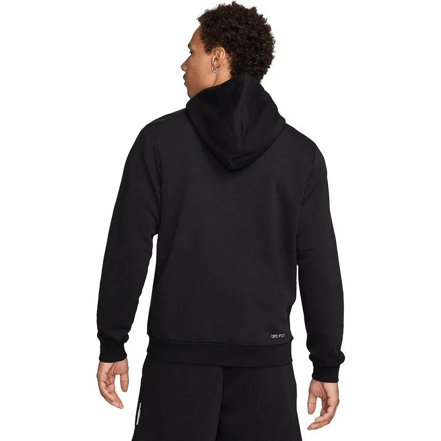 Мужской худи-свитшот с капюшоном Standard Issue Nike, Черный — фото 4