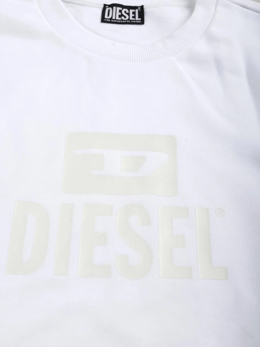Свитер DIESEL 'S-GIR TONE ON TONE' белого цвета — фото 2