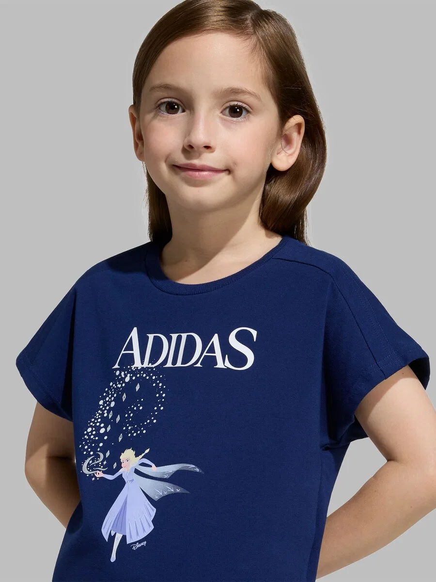Спортивная футболка ADIDAS SPORTSWEAR Performance в светло-голубом и темно-голубом цветах — фото 2