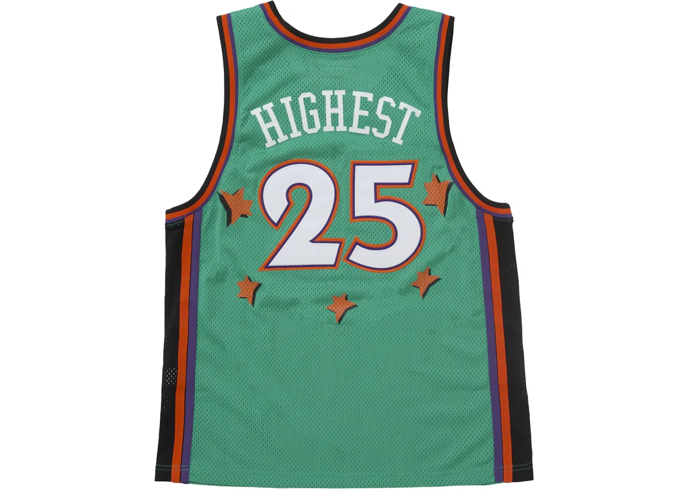 Мужская баскетбольная джерси с принтом Supreme Jersey SS25, Green — фото 2
