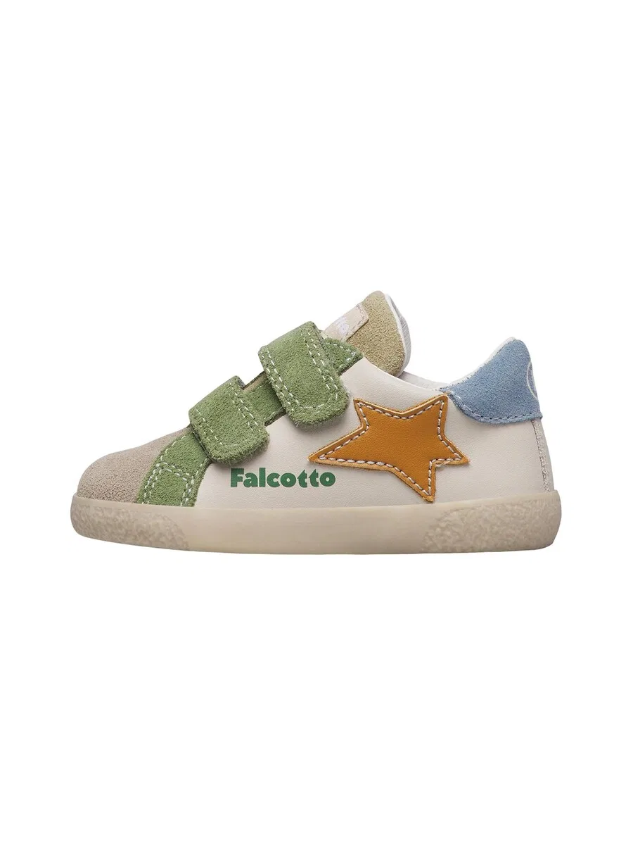 Кроссовки Falcotto Flats 'ALNOITE 2 VL.' в пестро-зеленом цвете