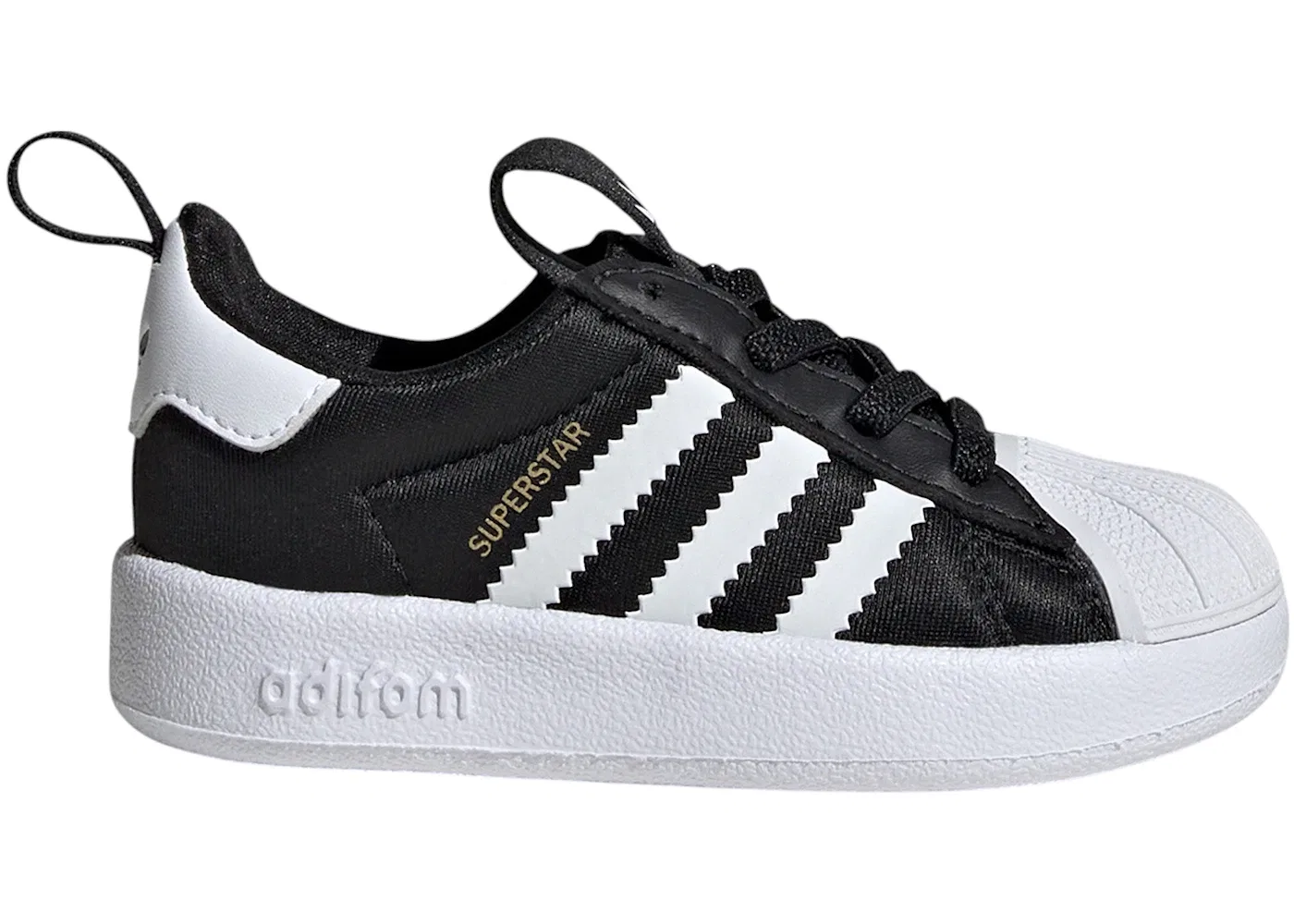 Детские кроссовки Lifestyle Adidas adiFOM Superstar 360, Core Black Cloud White Gold Metallic