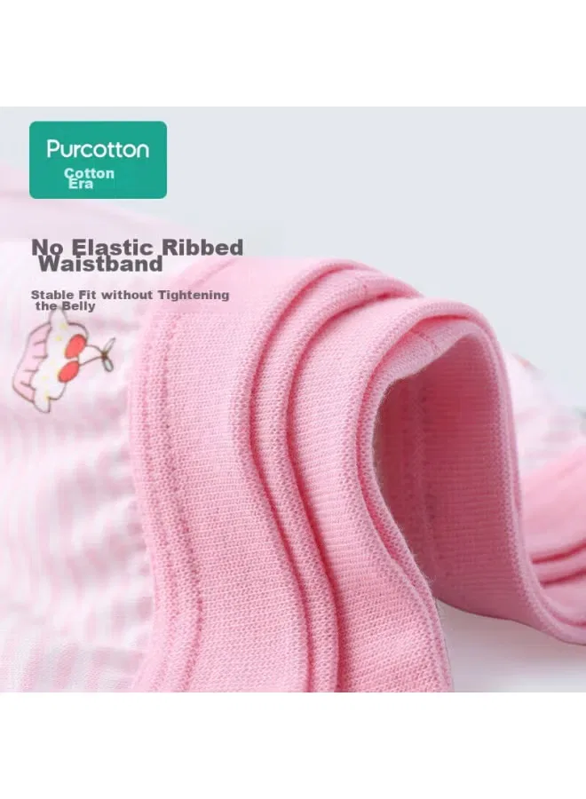 Трусы-боксеры детские хлопковые комплект 2 шт Purcotton, розовый — фото 4