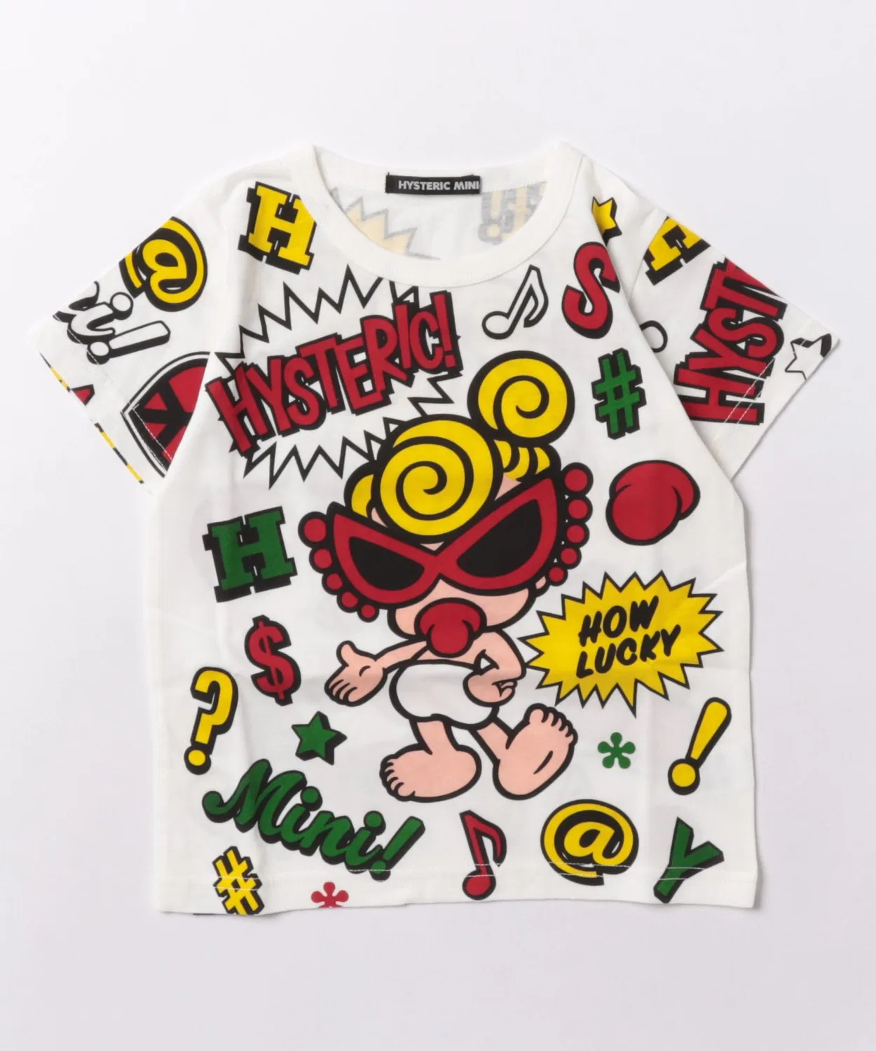 Детская футболка с принтом POP SIGN HYSTERIC MINI, Белый