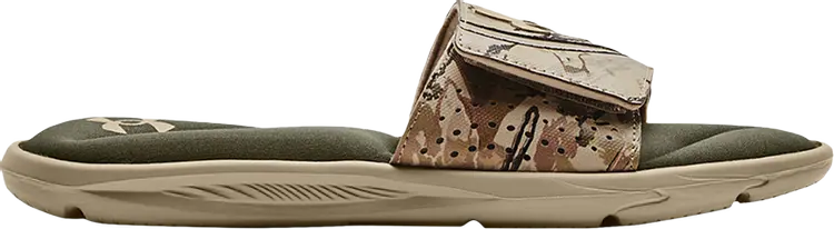 

Сандалии Under Armour Ignite 6 Graphic Strap Slide Khaki Base Camo, зеленый