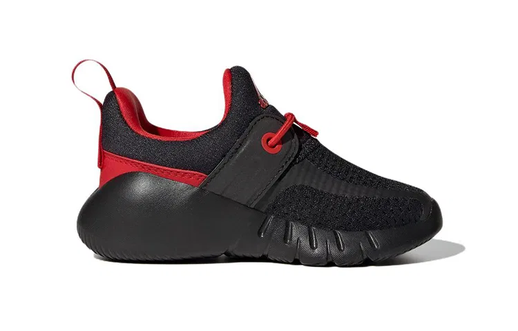 Детские кроссовки для малышей с удобной посадкой Rapidazen Adidas, Black Red — фото 3
