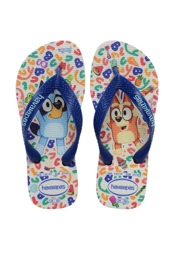 Детские синие унисекс тапочки для бассейна Havaianas — фото 3