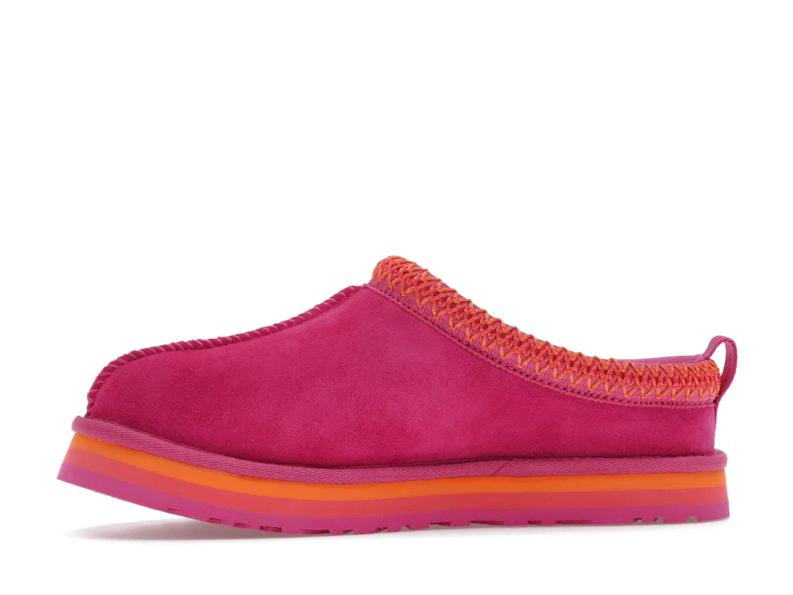 Детские тапочки с подкладкой UGG Tazz Slipper, Raspberry Multi — фото 3