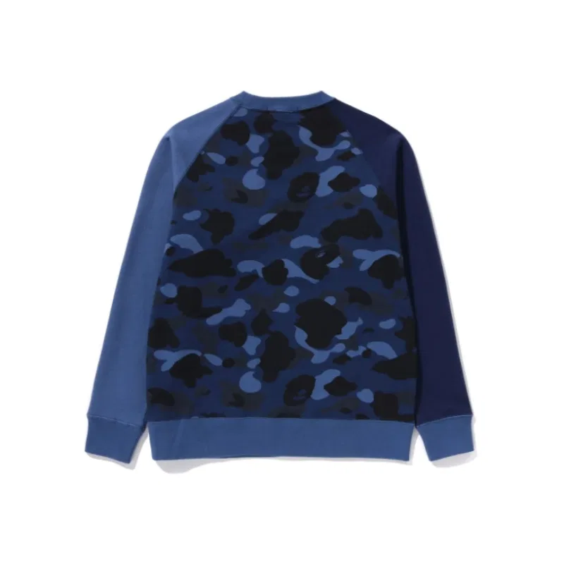 Детская толстовка с принтом FW24 Kids' A BATHING APE, Dark Blue NYX — фото 3