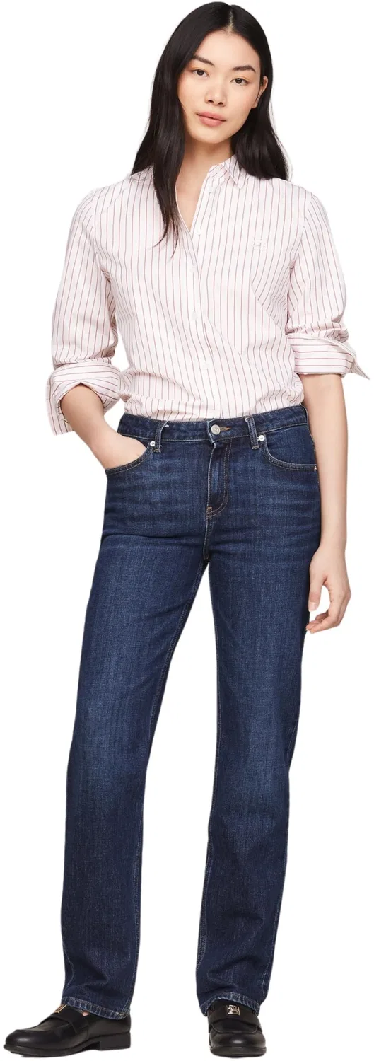 Женские джинсы прямого кроя Tommy Hilfiger, Dark Blue Denim