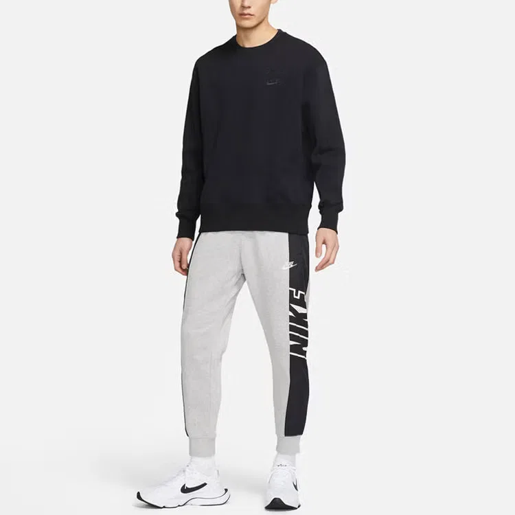 Свитшот с круглым вырезом All Black Nike, черный — фото 3
