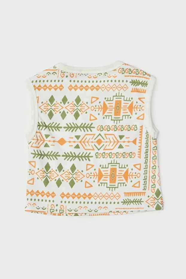Детская футболка для мальчиков с принтом Bg store baby boy patterned t-shirt Gb Baby, Patterned — фото 2