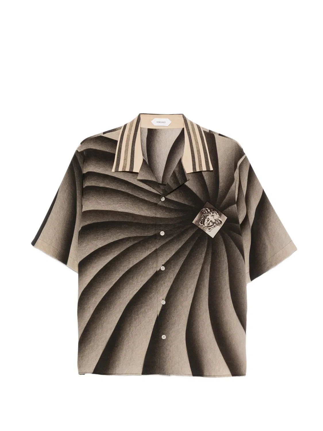 Versace Шелковая рубашка The Vortex Нейтральные