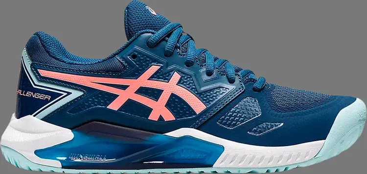 

Кроссовки wmns gel challenger 13 'light indigo guava' Asics, синий