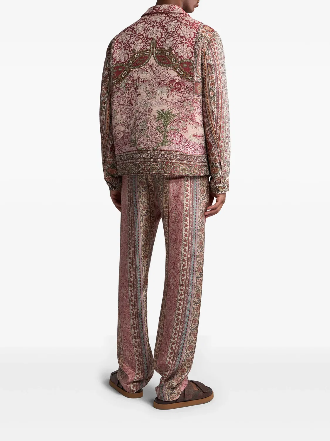ETRO Рубашечная куртка красного цвета — фото 3