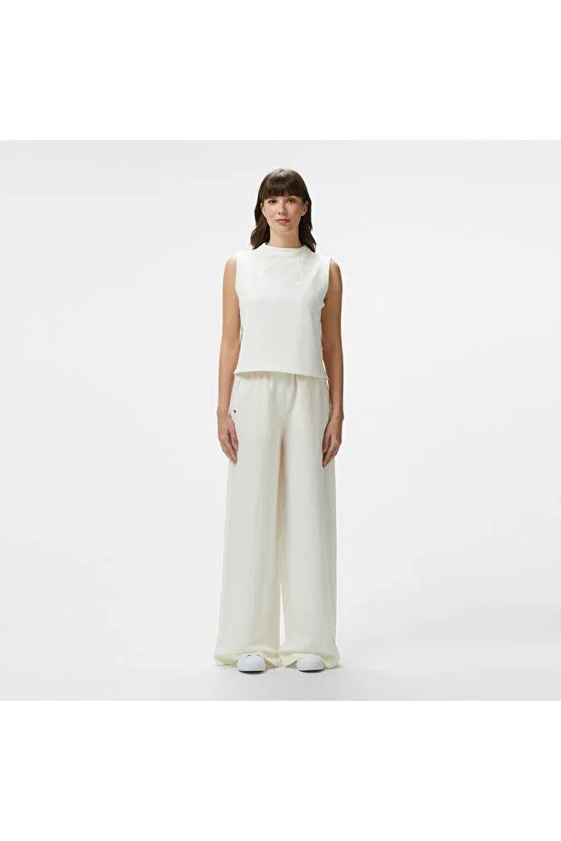 Женские брюки свободного кроя изо льна Lacoste, 70V-White