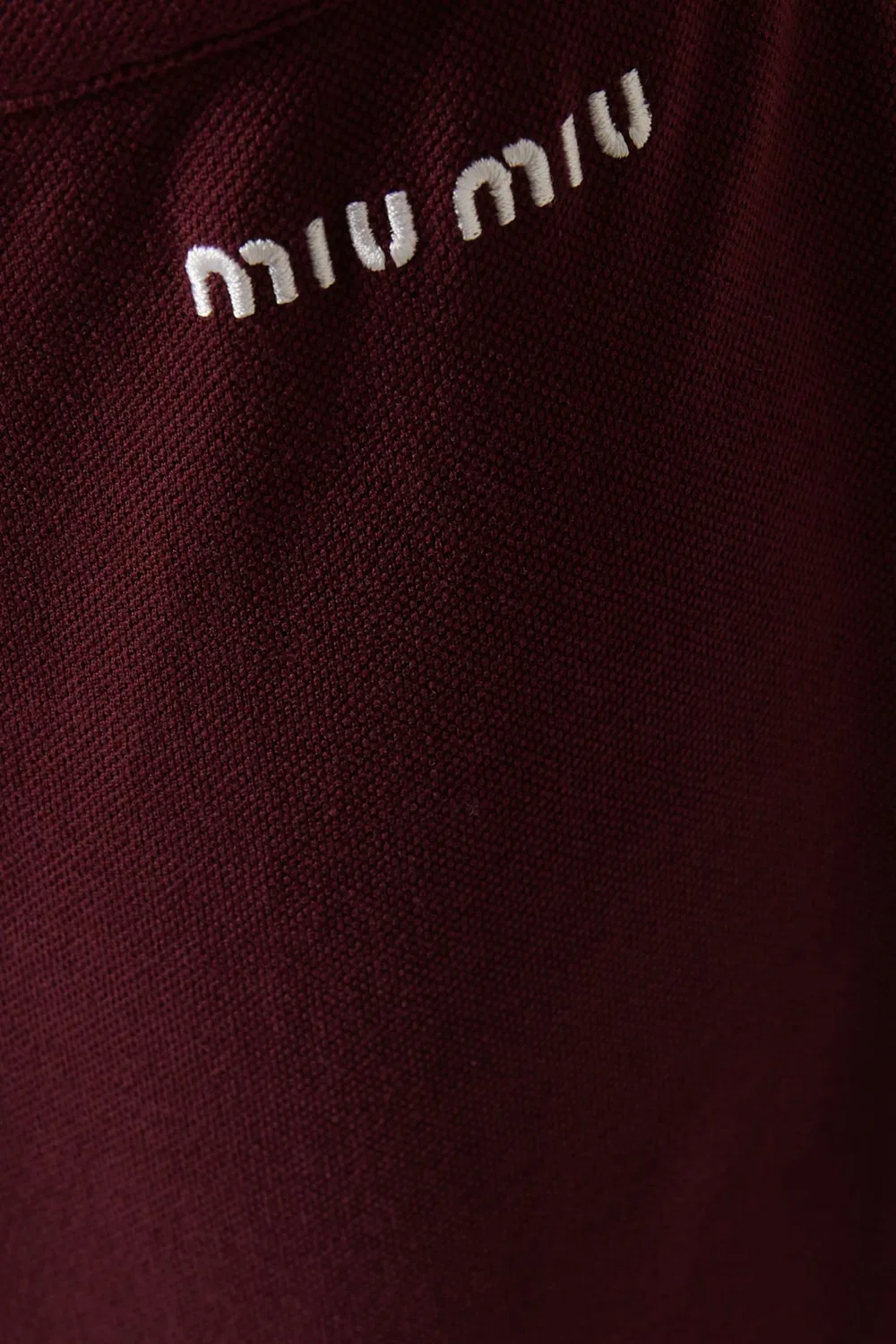 Юбка-карандаш хлопковая Miu Miu — фото 4
