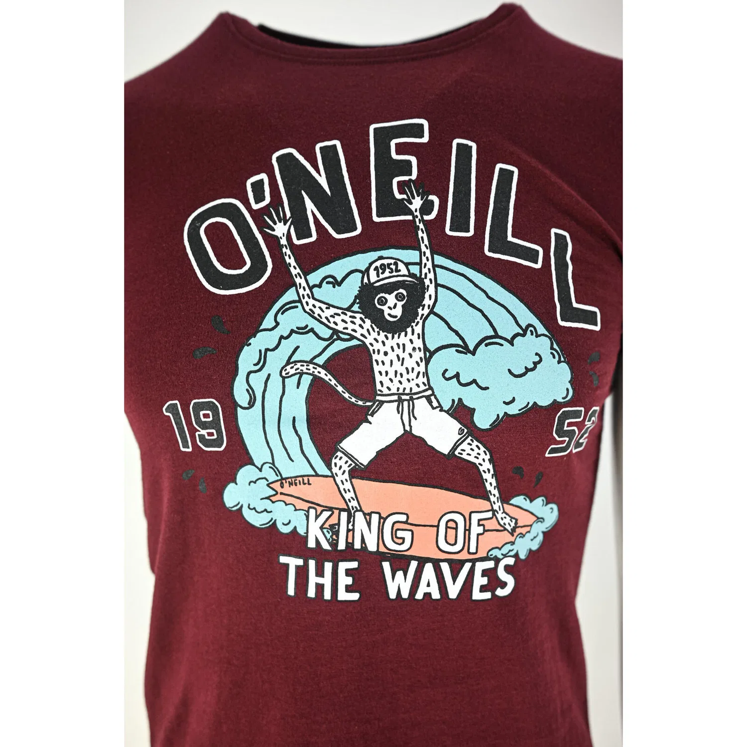 Детская хлопковая футболка King of Waves O'Neill, Rot — фото 4