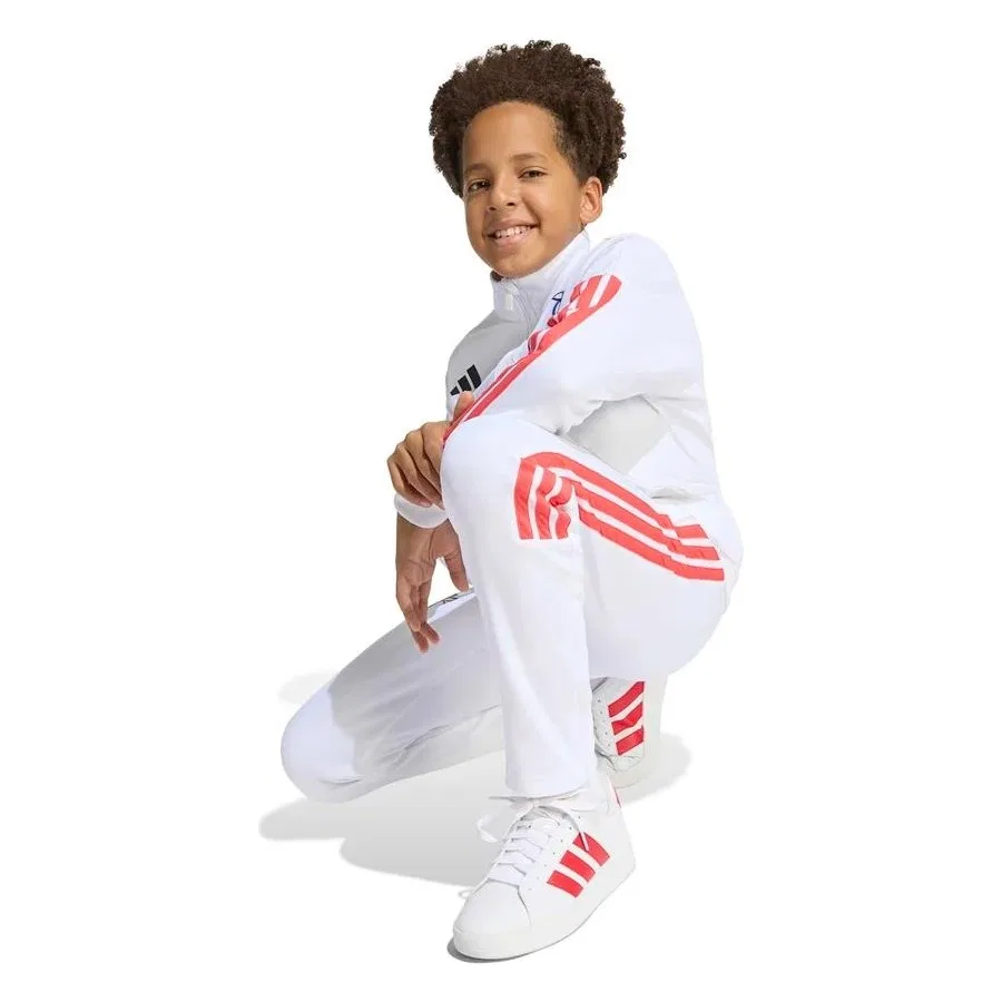 Детские спортивные штаны adidas JB HOT PNT Y, Белый — фото 4
