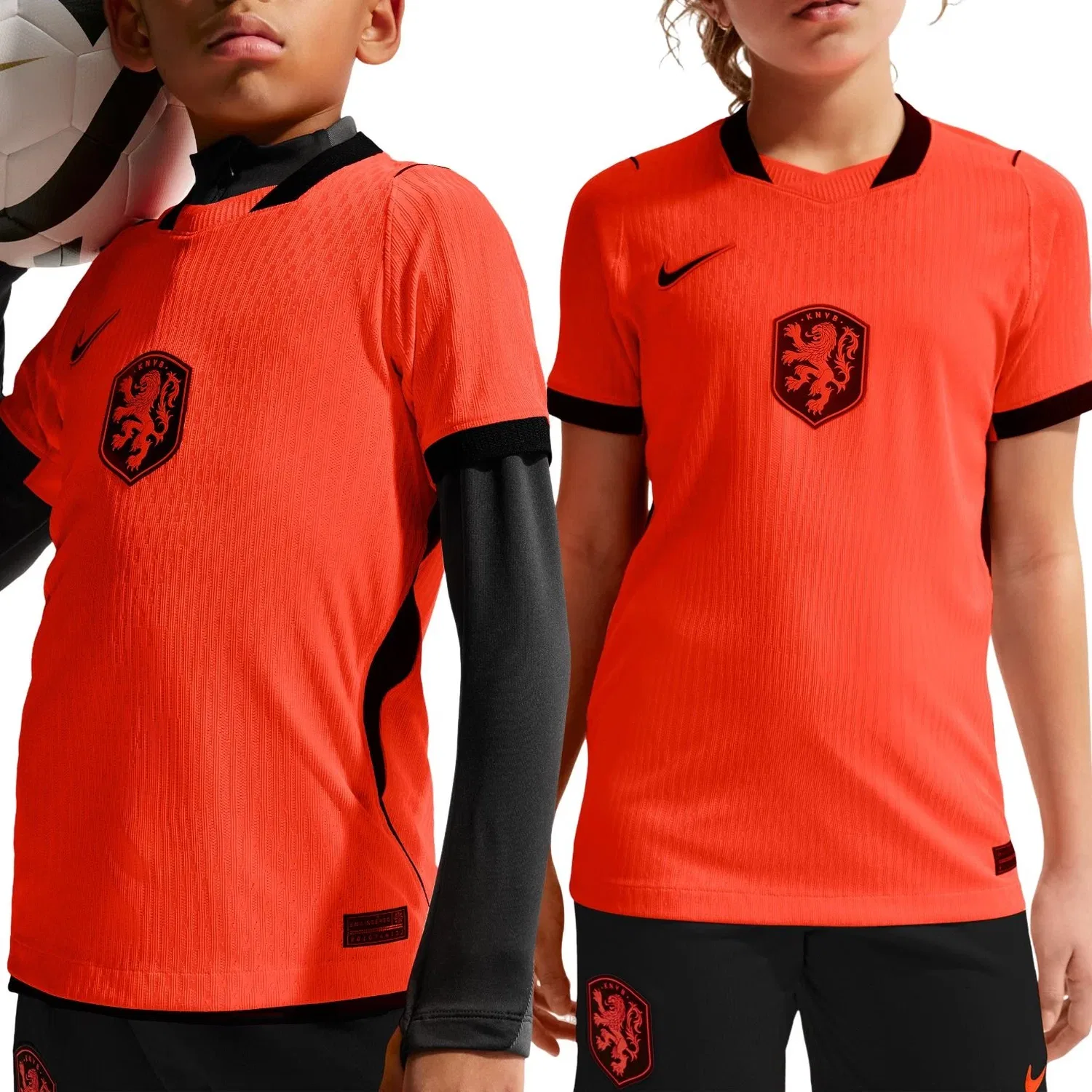 Детская футболка для мальчиков Nike Netherlands National Team 2026 Match Home Aero-FIT Soccer Jersey, оранжевый