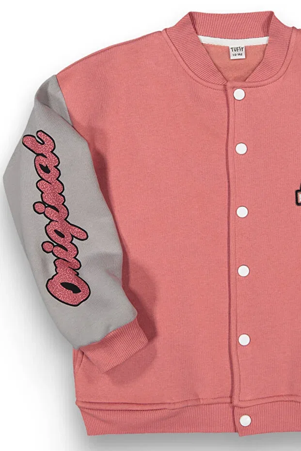 Детская куртка для мальчиков с принтом Oversize College Jacket Harika Kids, Tile — фото 2
