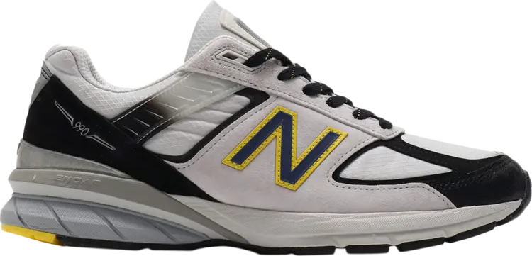 Кроссовки New Balance 990v5 Made In USA 'Silver Black', серебряный — фото 2