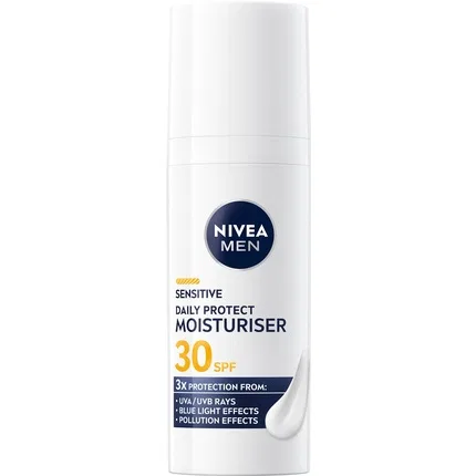 Крем для лица SPF30 50 мл Увлажняющий Nivea, Белый